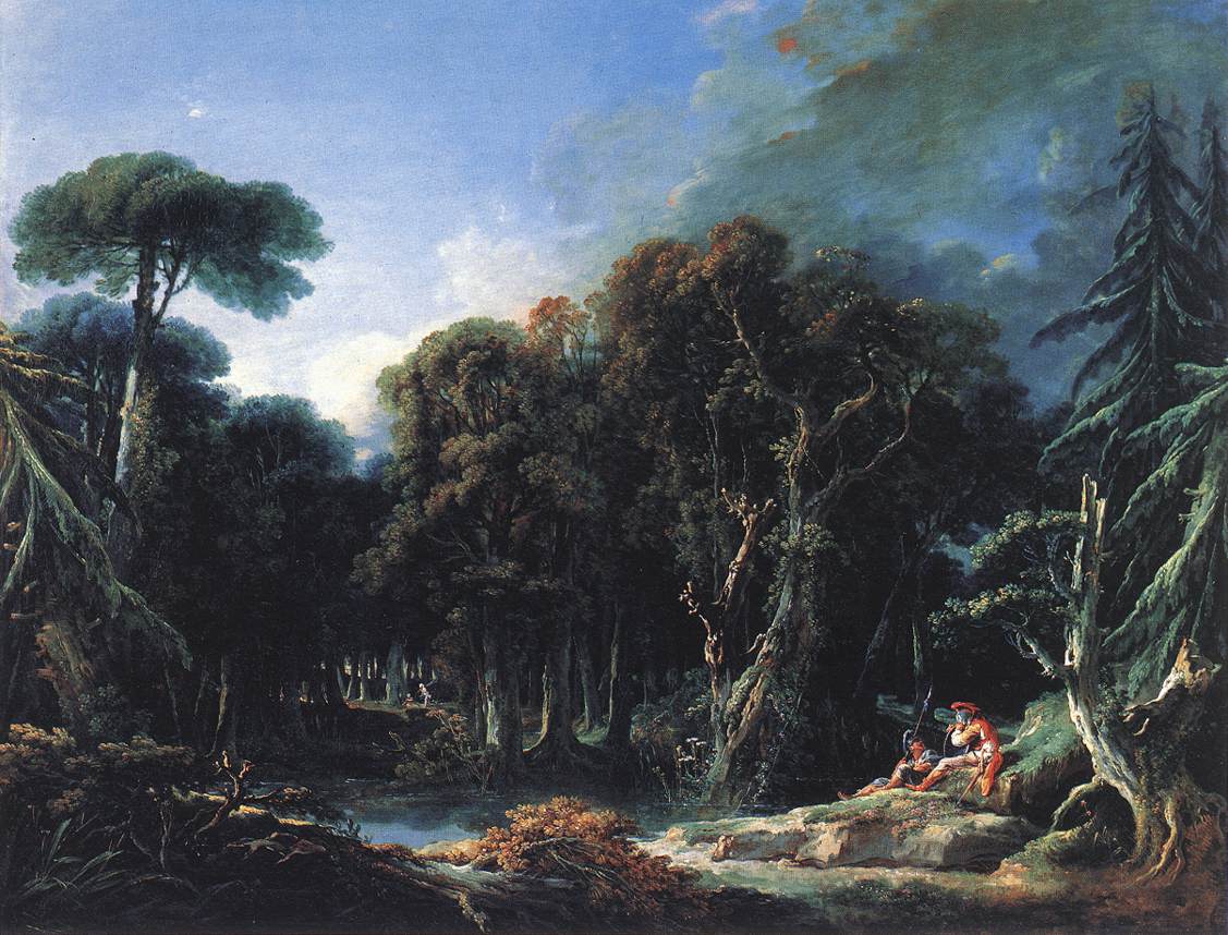 La forêt - François Boucher - Alpha Reproduction