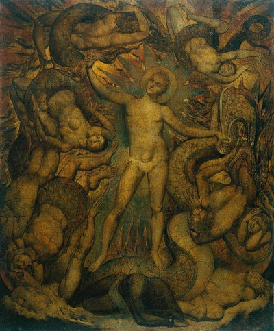 La forme spirituelle de Nelson guidant Léviathan - William Blake - Alpha Reproduction