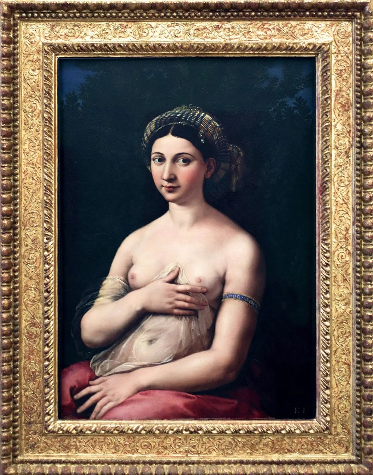 La Fornarina - Raphaël Sanzio image 2 copie de tableau peinte à la main
