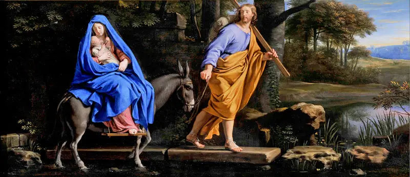 La fuite en Égypte - Philippe de Champaigne - Alpha Reproduction
