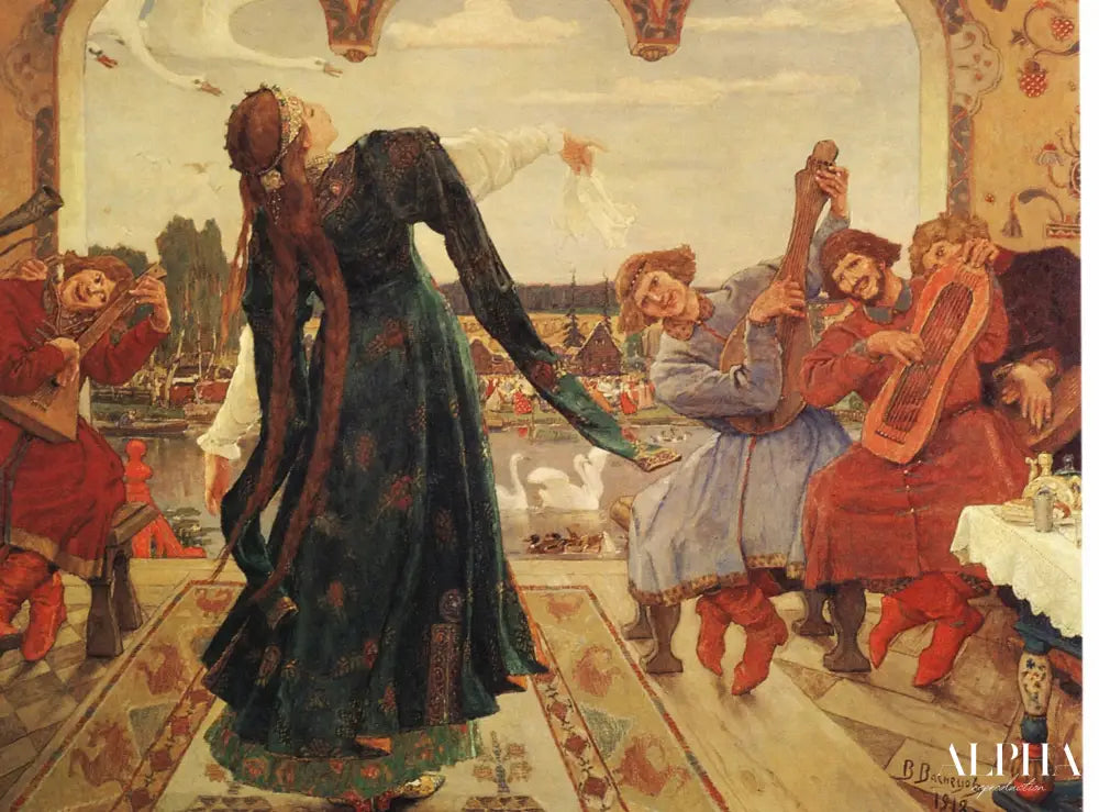 La grenouille Tsarevna - Viktor Vasnetsov - Reproductions de tableaux et peintures haut de gamme