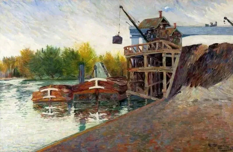 Угольный журавль, Клиший - Поль Синьяк