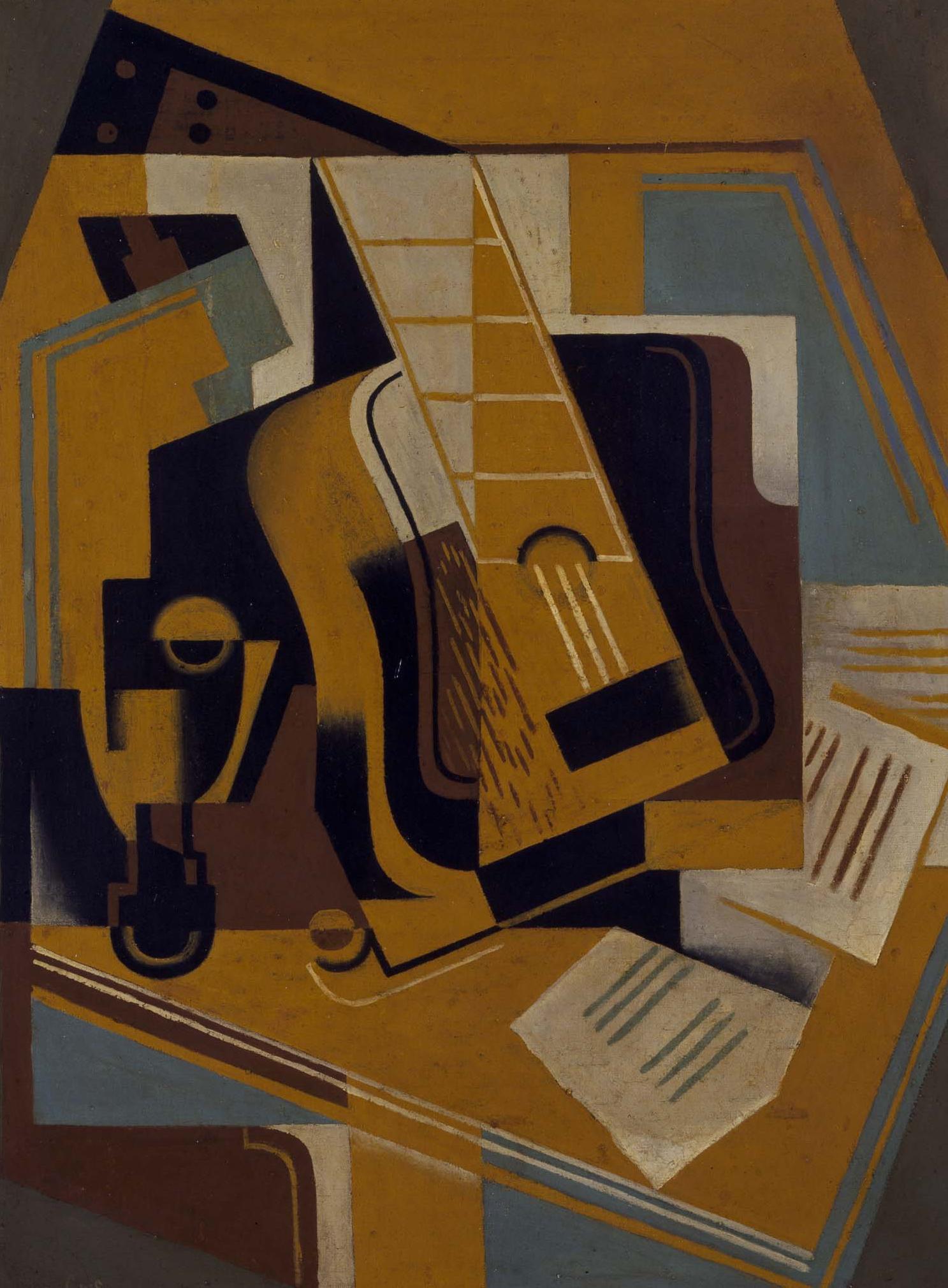 La guitare - Juan Gris - Alpha Reproduction