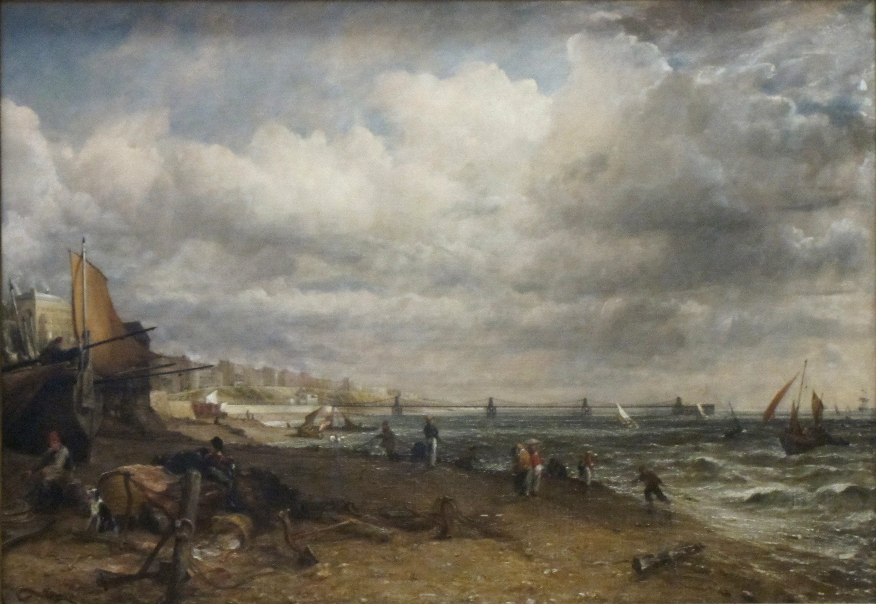 La jetée de la chaîne Brighton - John Constable - Alpha Reproduction