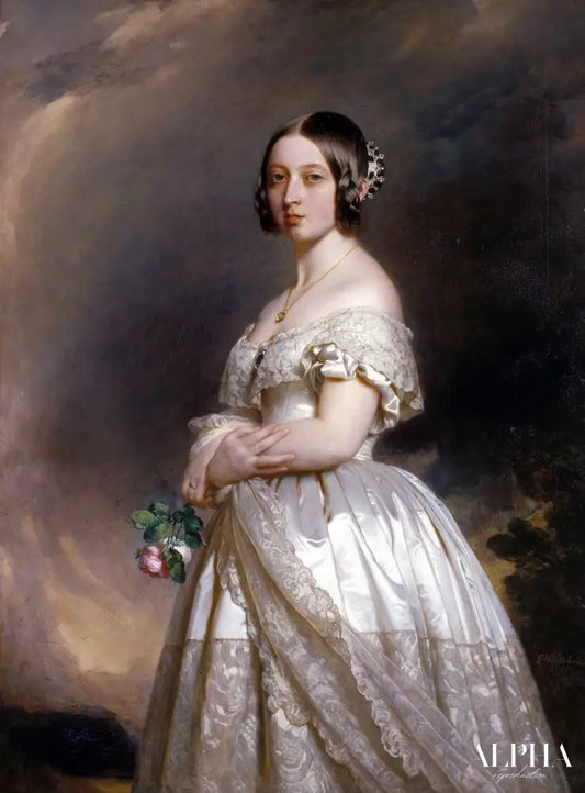 La jeune reine Victoria - Franz Xaver Winterhalter - Reproductions de tableaux et peintures haut de gamme