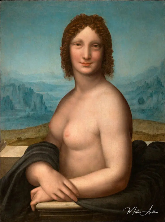 La Joconde nue - Léonard de Vinci - Reproductions de tableaux et peintures haut de gamme