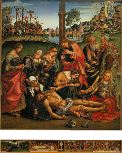 La lamentation sur le corps du Christ mort - Luca Signorelli - Alpha Reproduction
