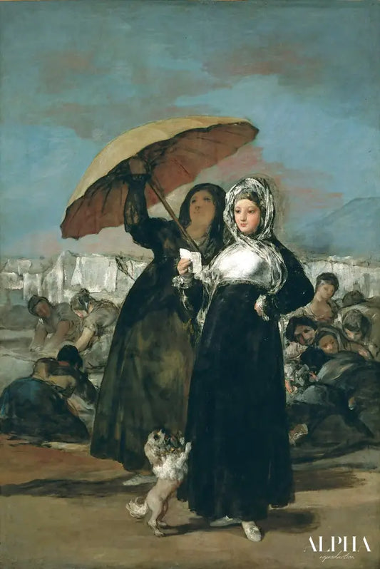 La lettre - Francisco de Goya - Reproductions de tableaux et peintures haut de gamme