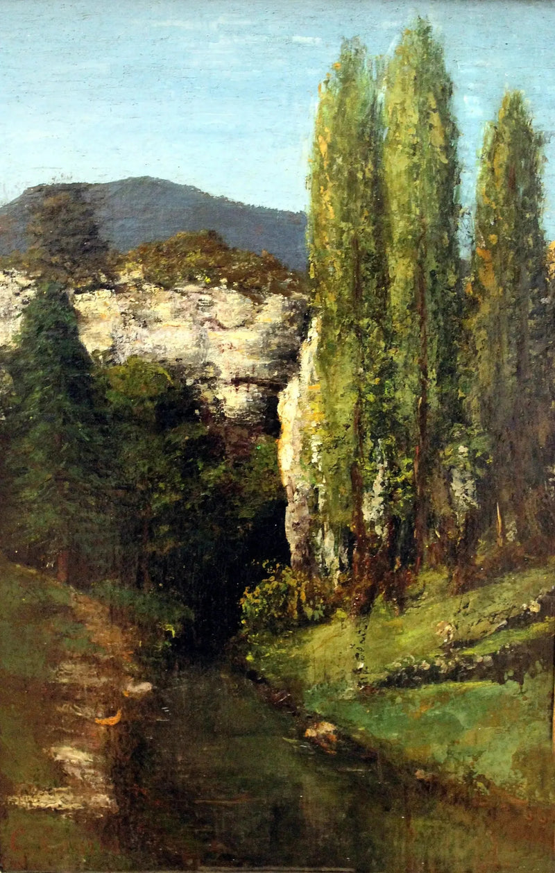 Ла Лу в горах Юра - Гюстав Курбе