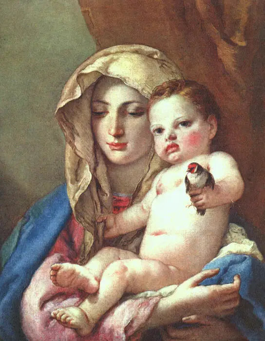La Madone au Chardonneret - Giovanni Battista Tiepolo - Alpha Reproduction