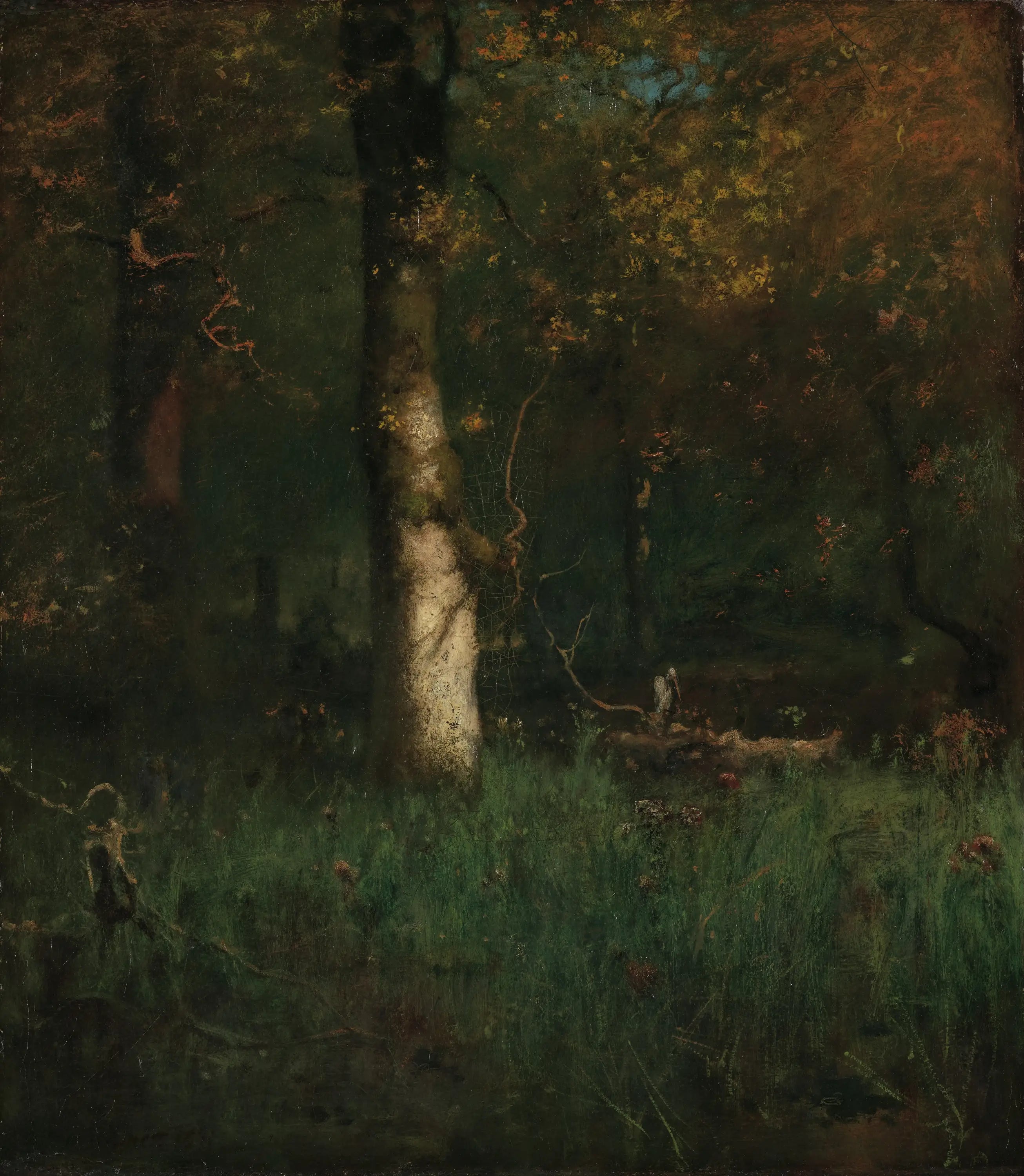 La maison du héron - George Inness - Alpha Reproduction