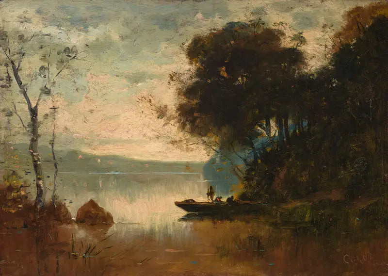La mémoire de Riva - Jean-Baptiste Camille Corot - Alpha Reproduction