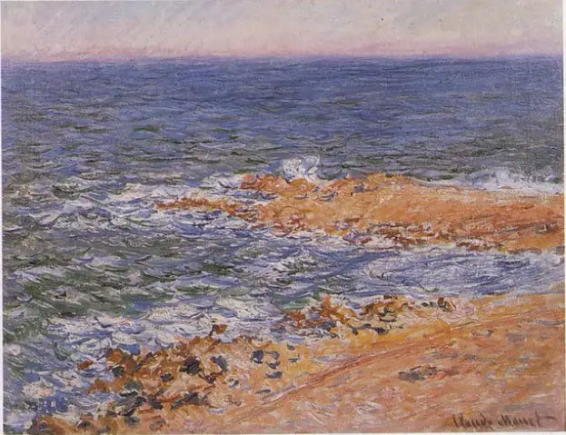 Море в Антибе - Клод Моне