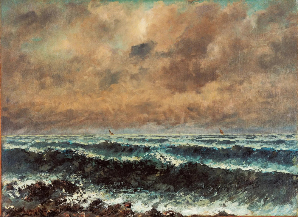 La Mer en automne - Gustave Courbet - Alpha Reproduction
