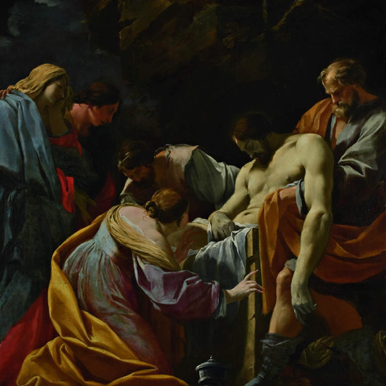 La Mise au tombeau - Simon Vouet - Alpha Reproduction