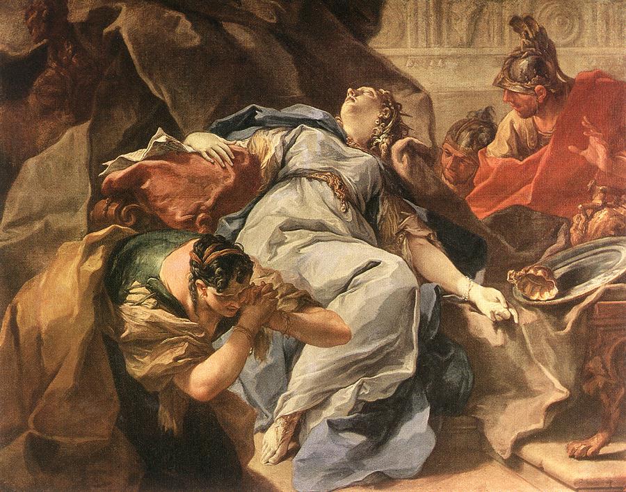 La Mort de Sophonisbe - Giovanni Battista Pittoni - Alpha Reproduction