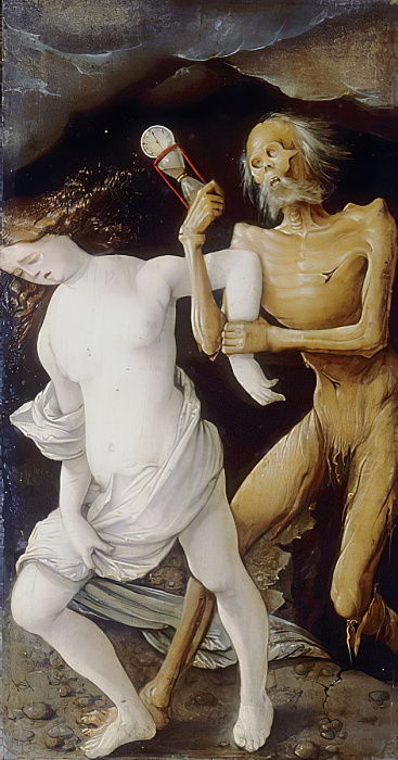 La mort poursuit une jeune fille - Hans Baldung Grien - Alpha Reproduction