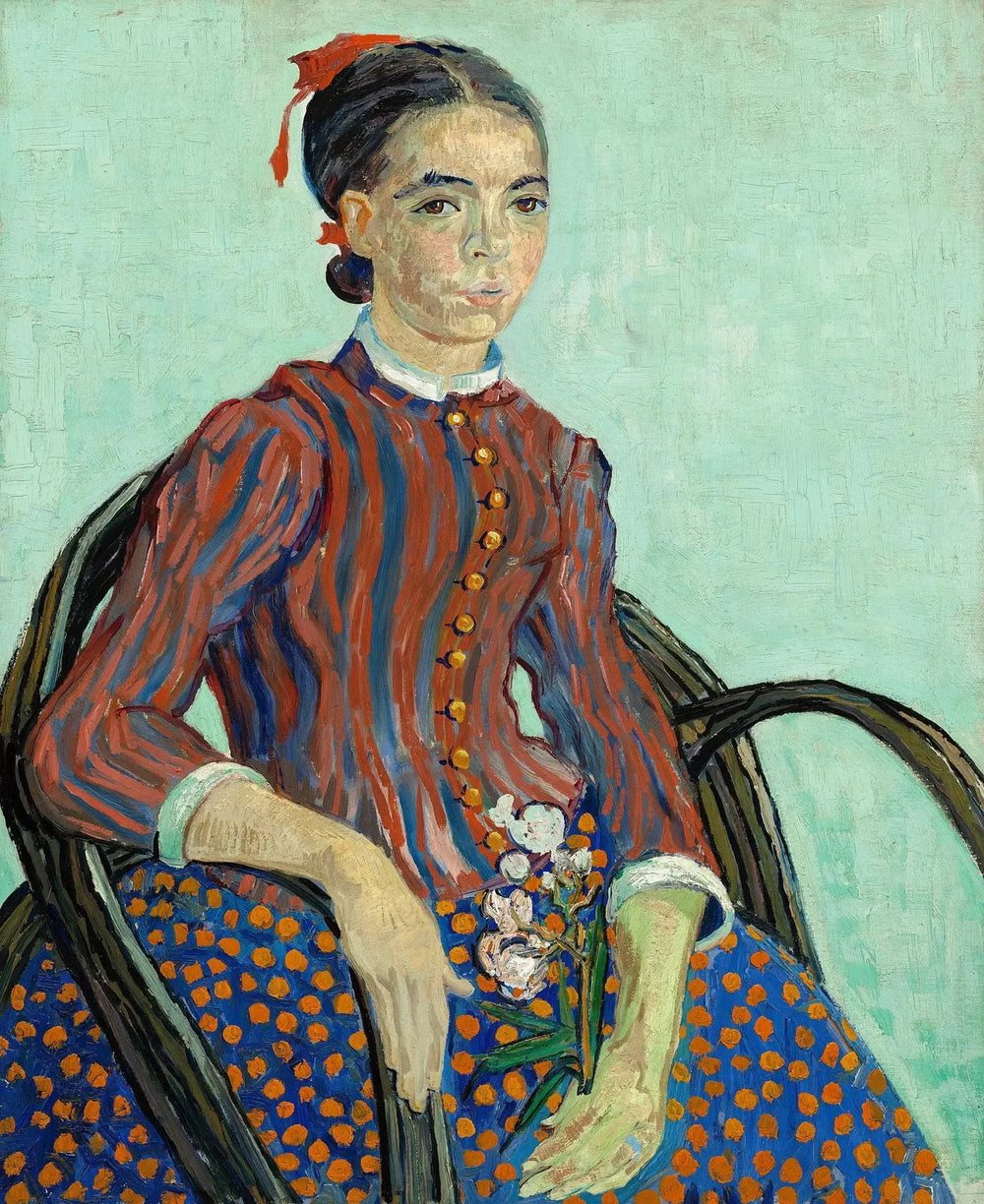 La Mousmé - Vincent van Gogh image 1 reproduction d’œuvre d’art à l’huile