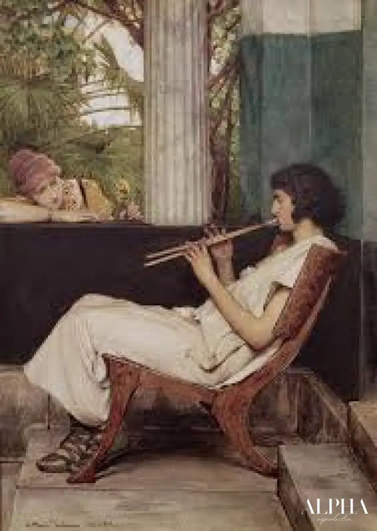 La musique a du charme - Lawrence Alma-Tadema Reproductions de tableaux à la peinture à l’huile