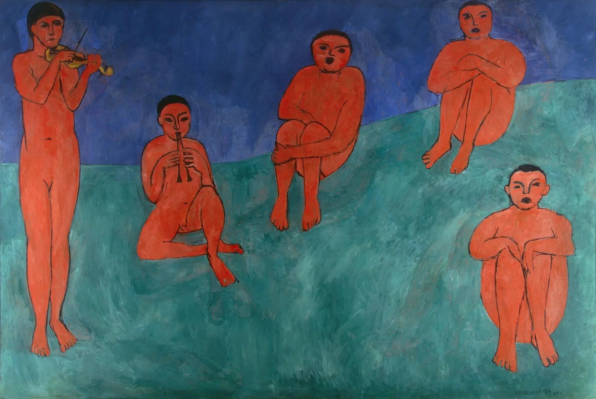 La Musique - Henri Matisse image 1 tableau peint à l’huile sur toile