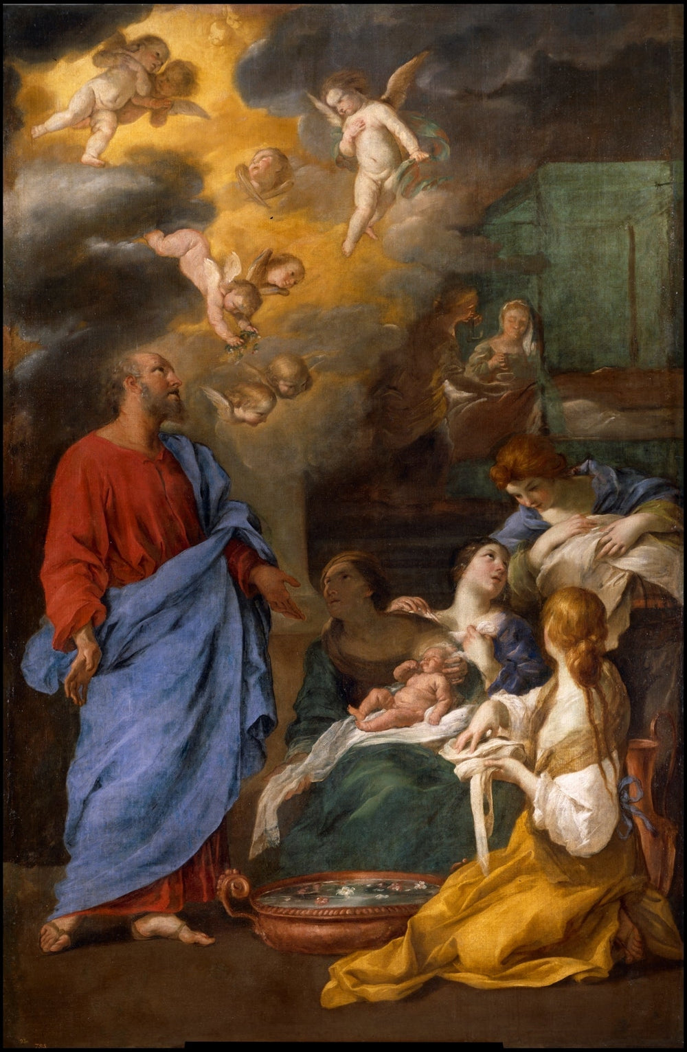 La naissance de saint Jean-Baptiste - Andrea Sacchi - Alpha Reproduction