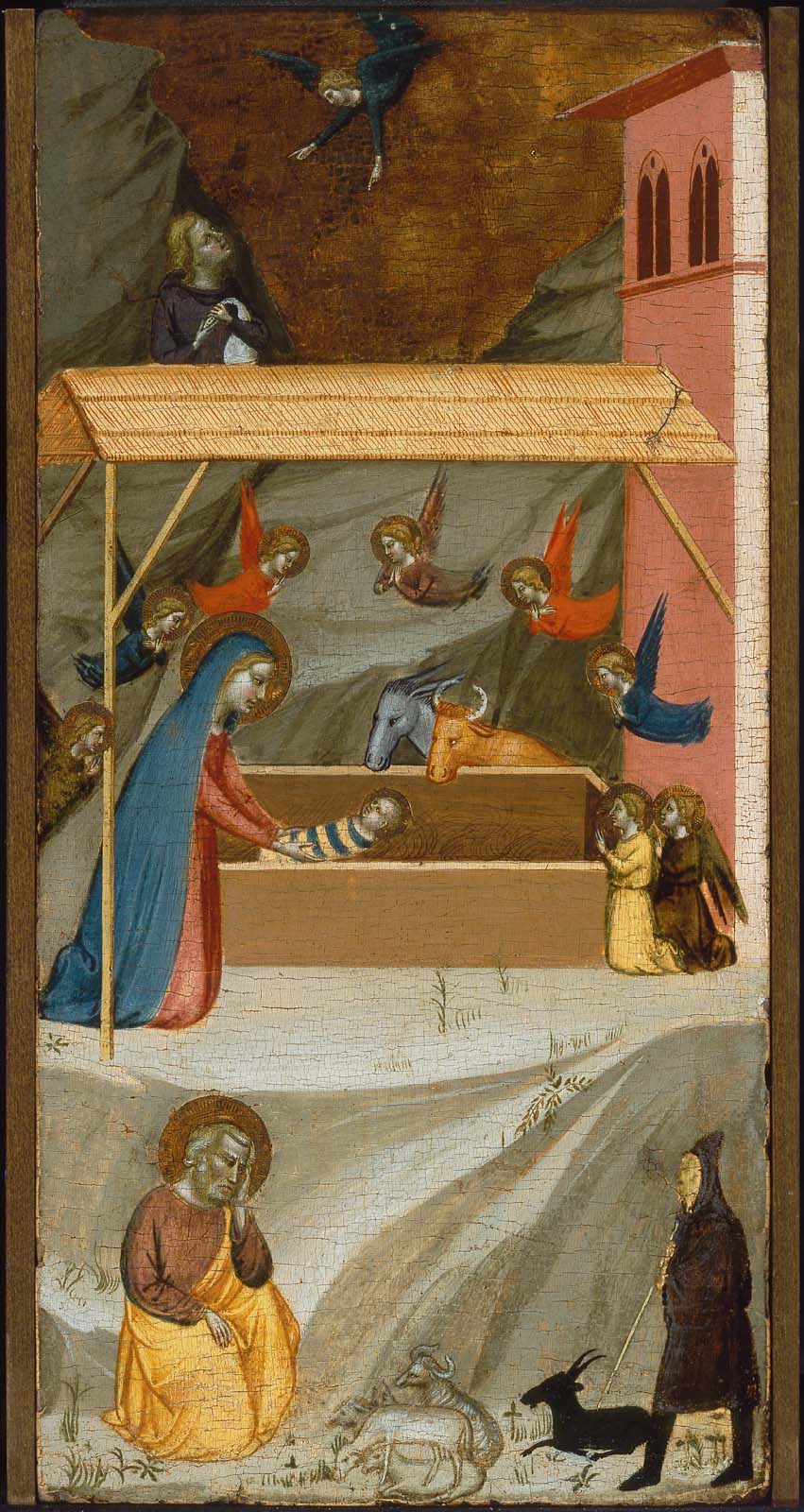 La Nativité et l’Annonciation aux bergers - Bernardo Daddi - Alpha Reproduction