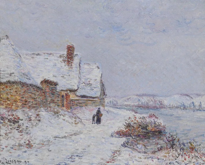 Снег в Тournedos sur Seine - Гюстав Луазо