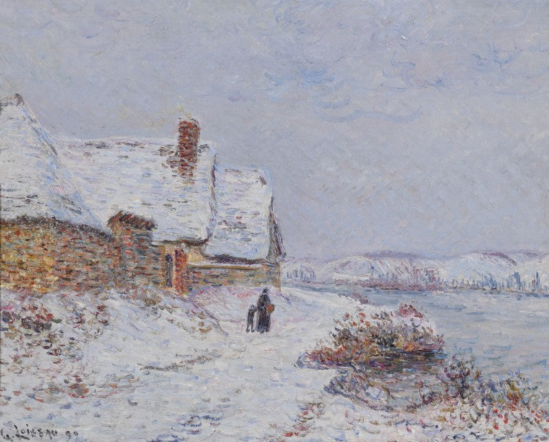 Снег в Тournedos sur Seine - Гюстав Луазо