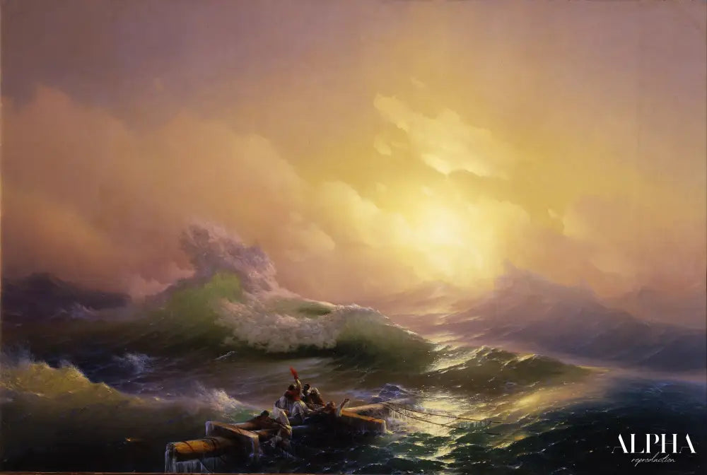 La Neuvième Vague - Ivan Aïvazovski - Reproductions de tableaux et peintures haut de gamme