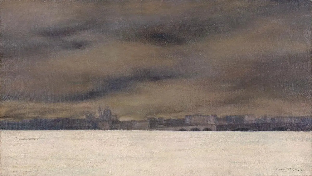 La Néva gelée - Félix Vallotton - Alpha Reproduction