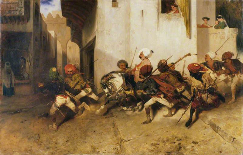 La Patrouille turque - Alexandre-Gabriel Decamps