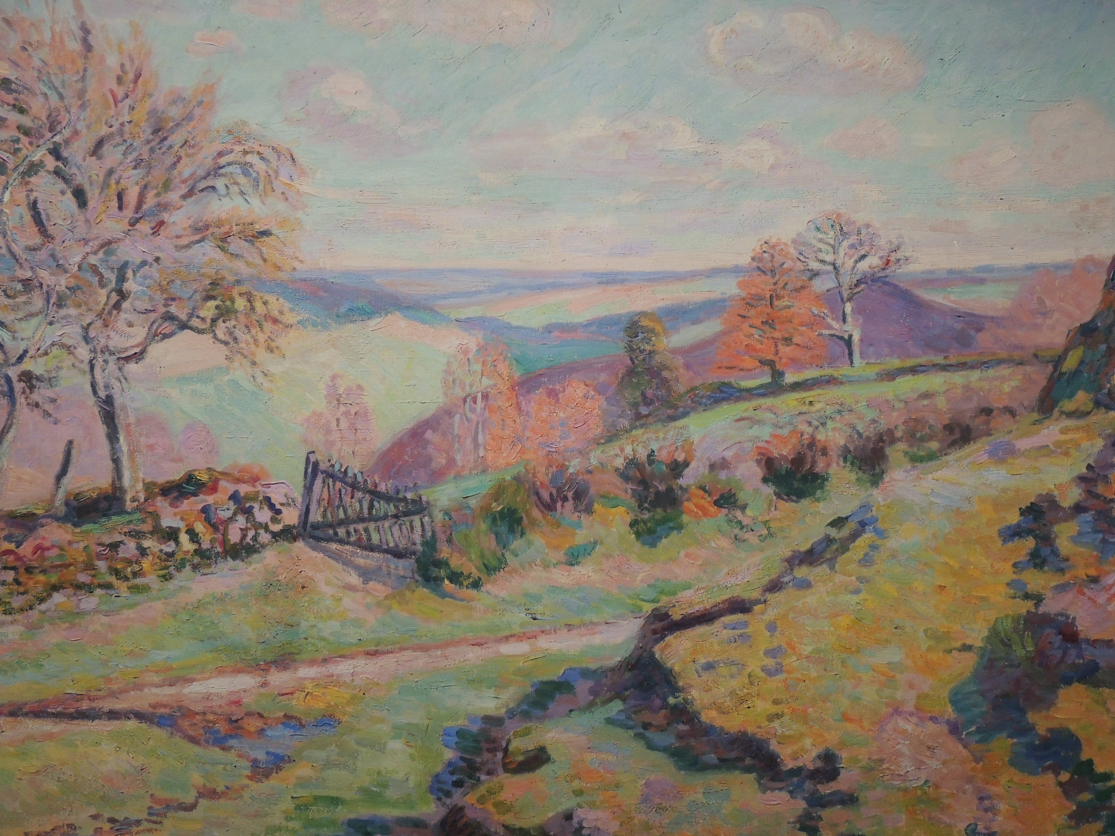 La pêcherie à Crozant - Armand Guillaumin - Alpha Reproduction