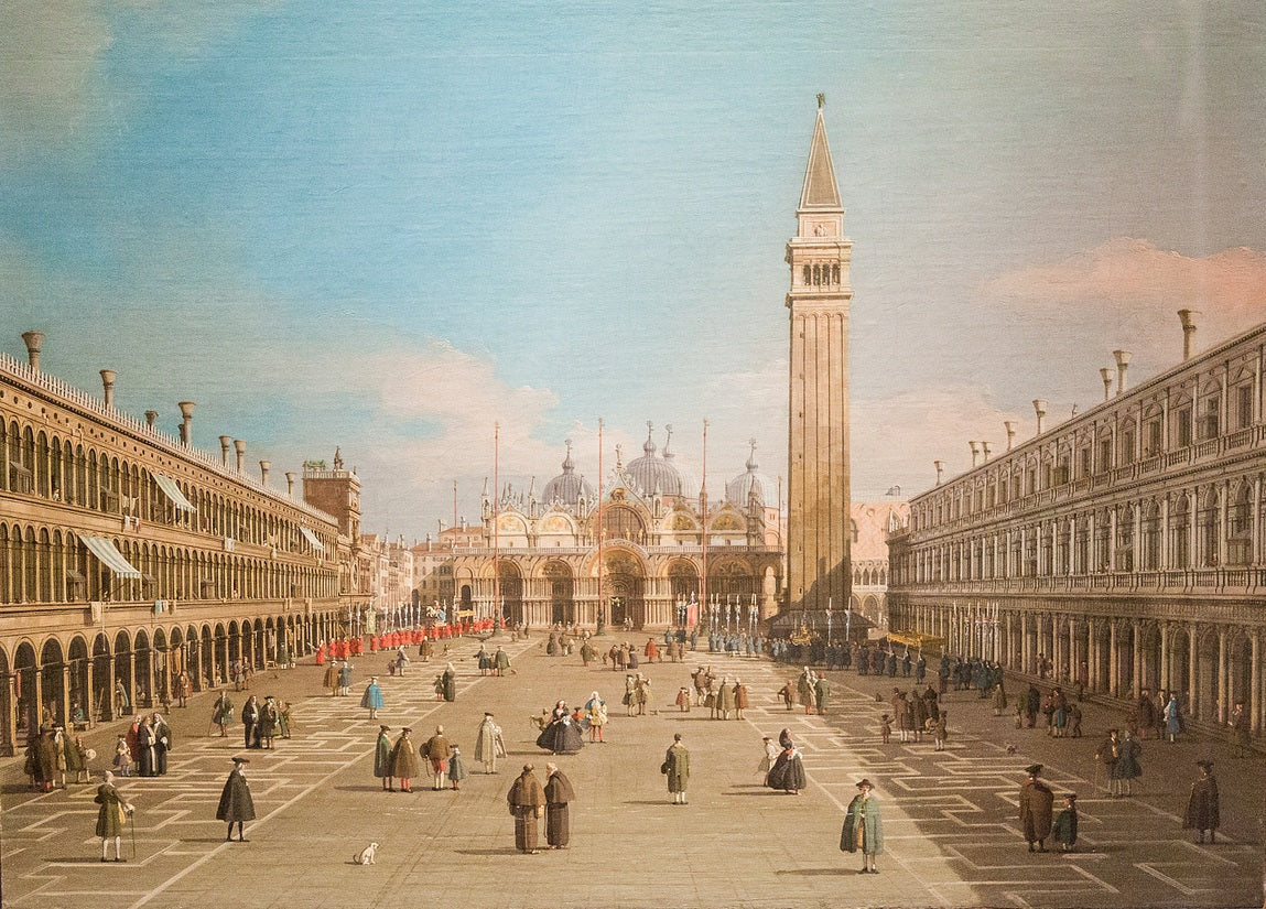 La Place Saint-Marc et la Basilique Venise - Canaletto - Alpha Reproduction