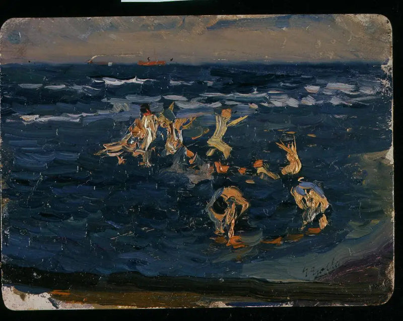Пляж, Валенсия (Мальчики в волнах) - Хоакин Соролья