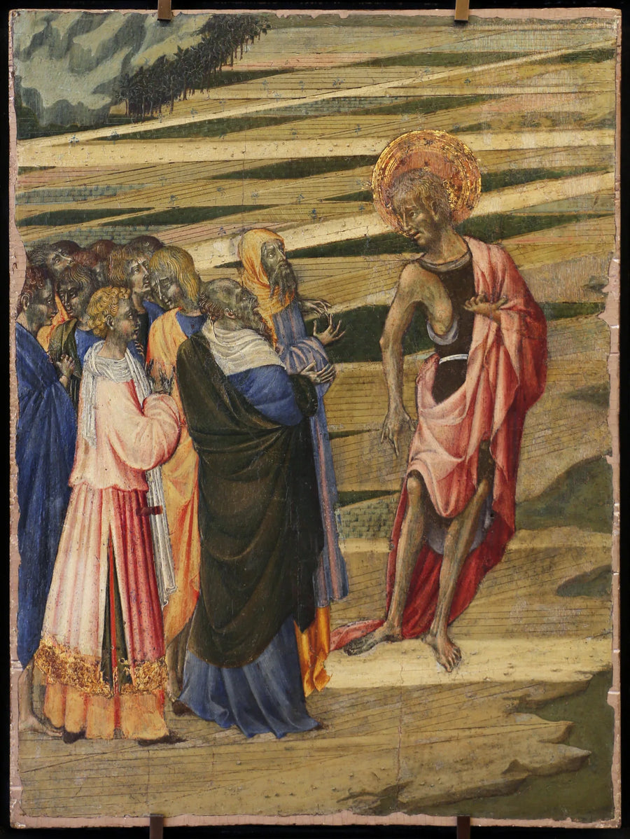 Проповедь святого Иоанна Крестителя - Giovanni di Paolo