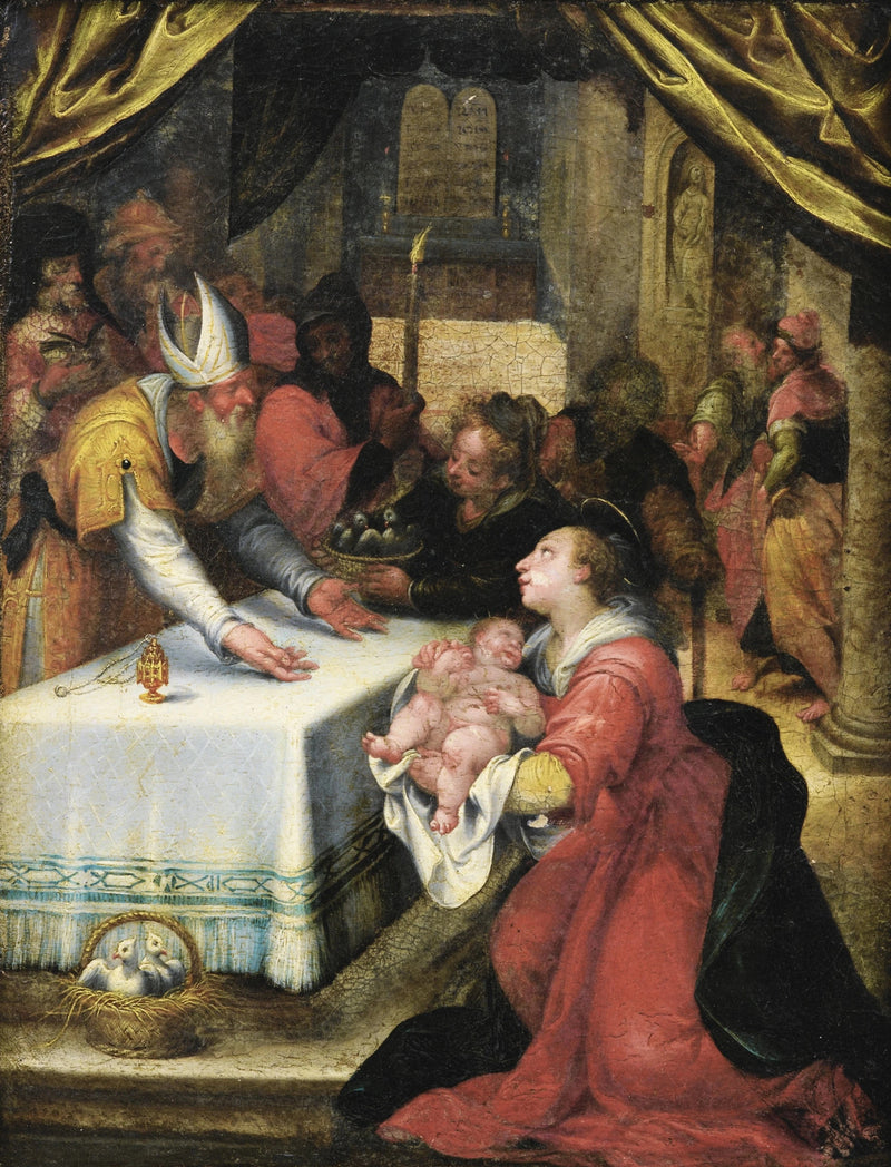 Представление Иисуса в Храме - Денис Кальвэрт