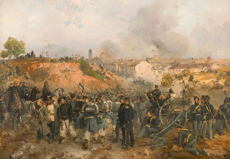 Взятие Палестро 30 мая 1859 года - Джероламо Индуно