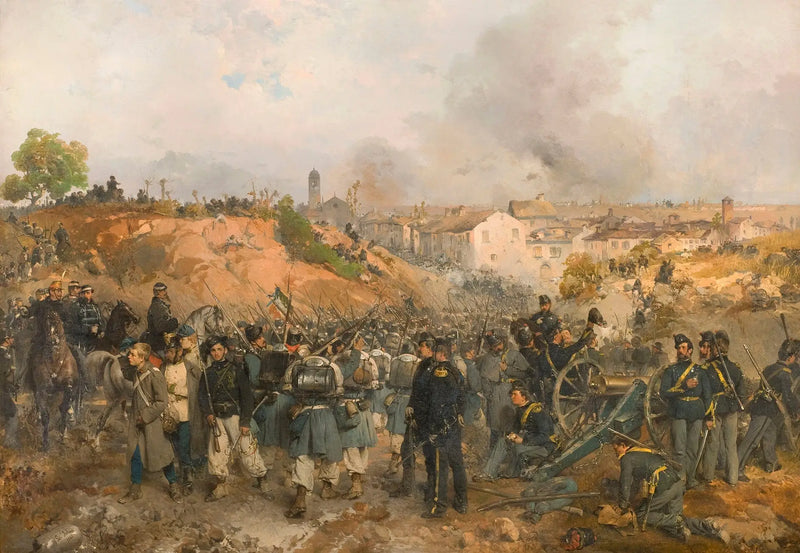 Взятие Палестро 30 мая 1859 года - Джероламо Индуно