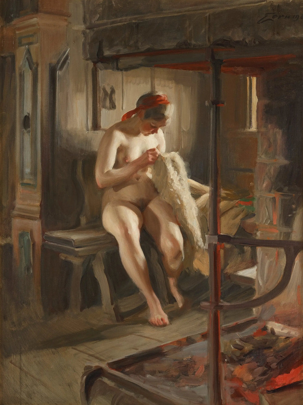 La Puce - Anders Zorn - Alpha Reproduction