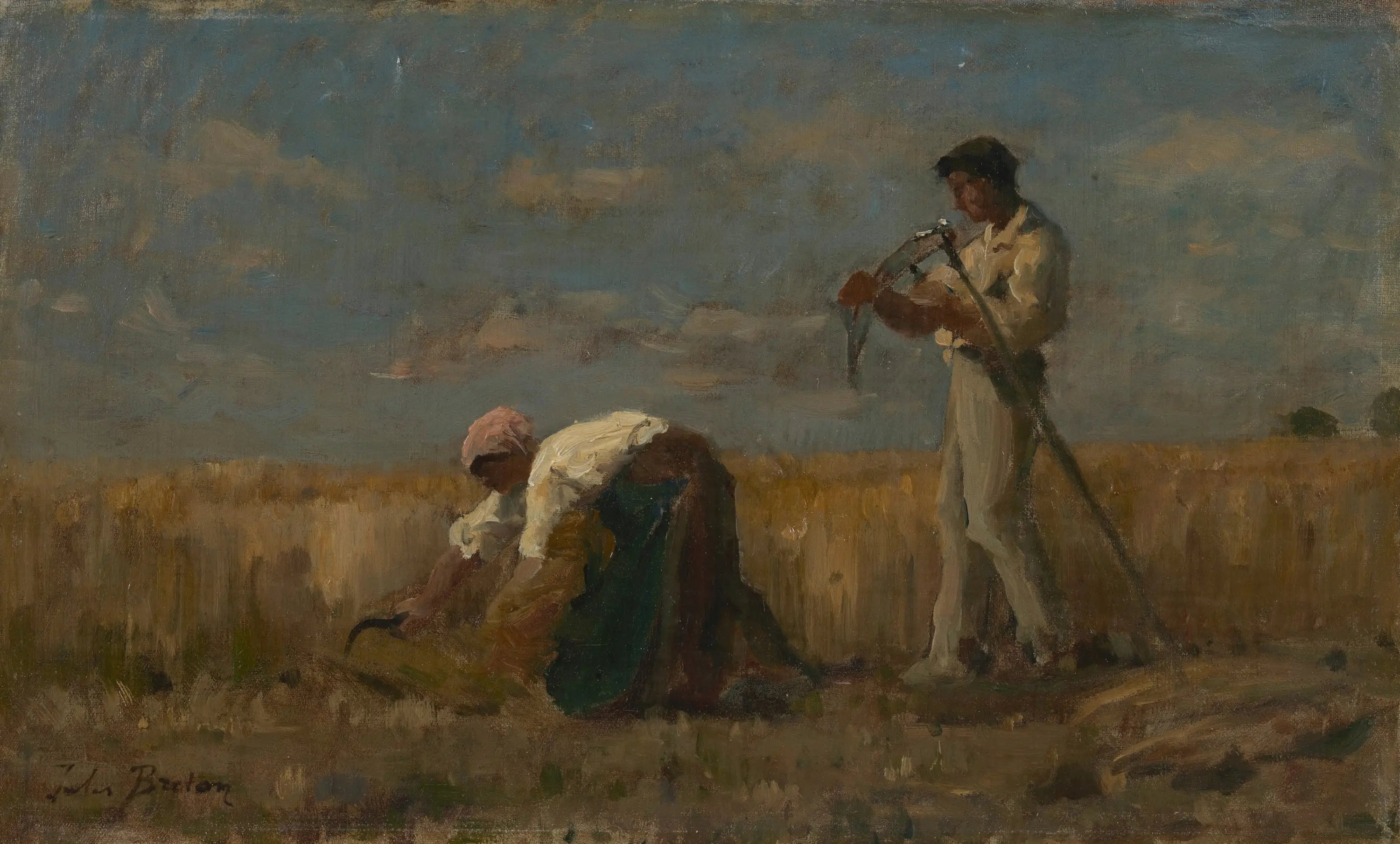 La récolte - Jules Breton - Alpha Reproduction