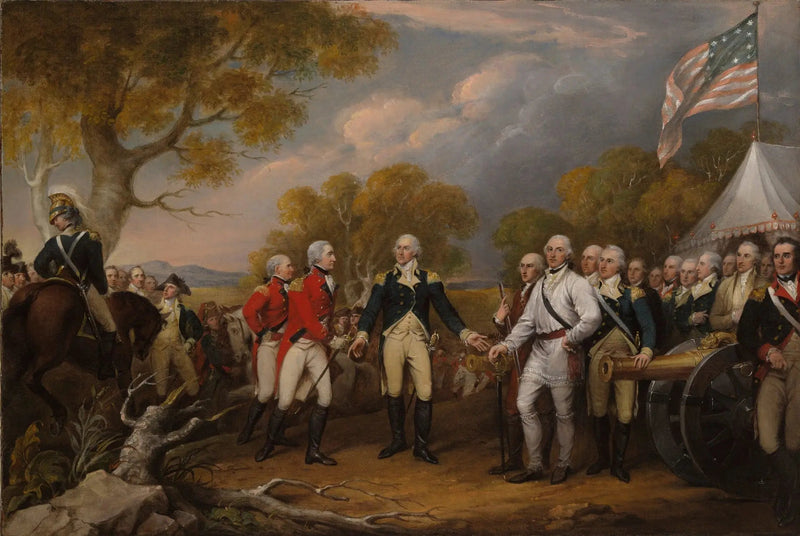 Падение генерала Бургойна в Саратоге, 16 октября 1777 года - Джон Трамбулл