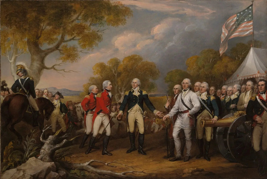 Падение генерала Бургойна в Саратоге, 16 октября 1777 года - Джон Трамбулл