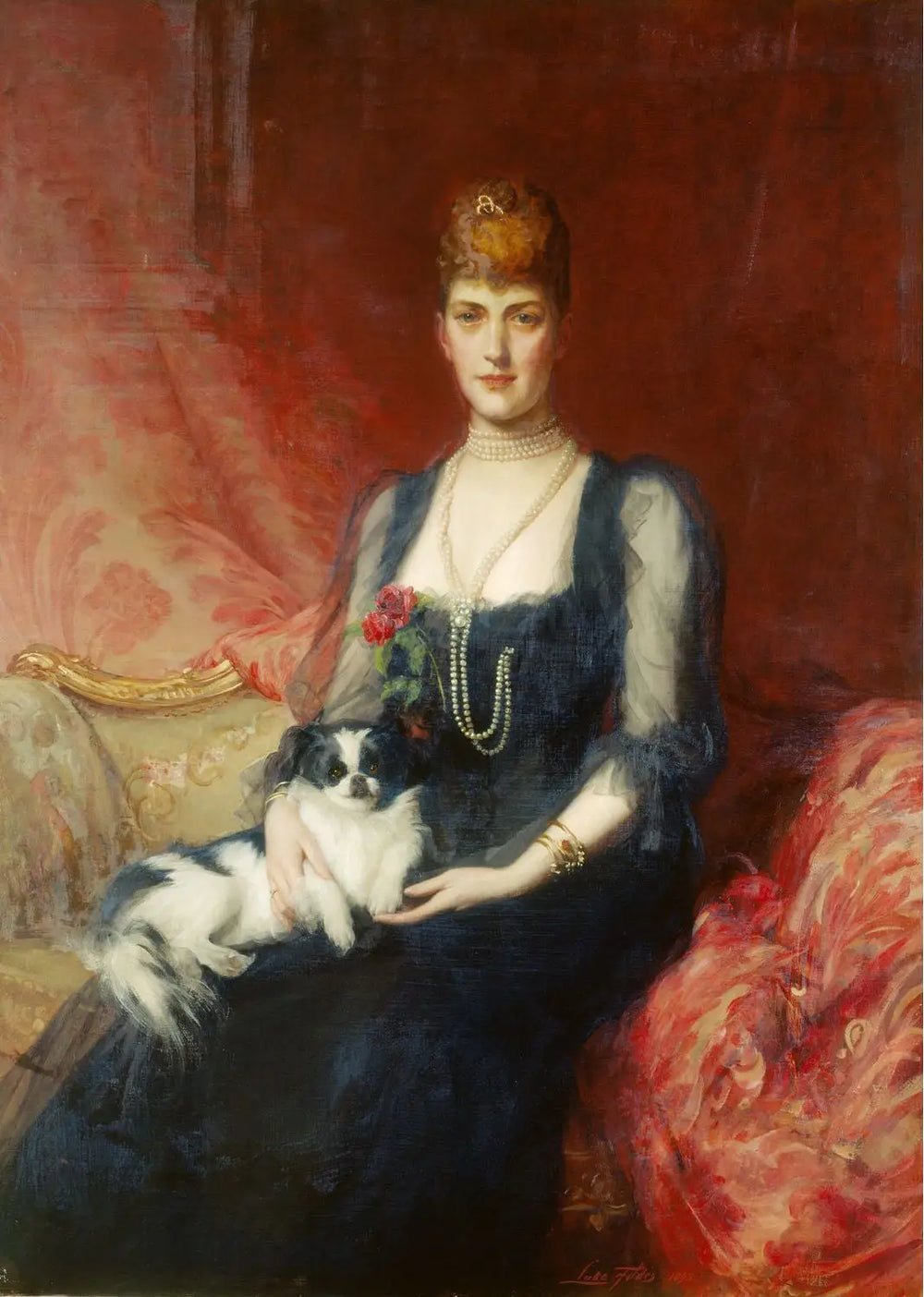 La reine Alexandra alors princesse de Galles - Luke Fildes - Alpha Reproduction