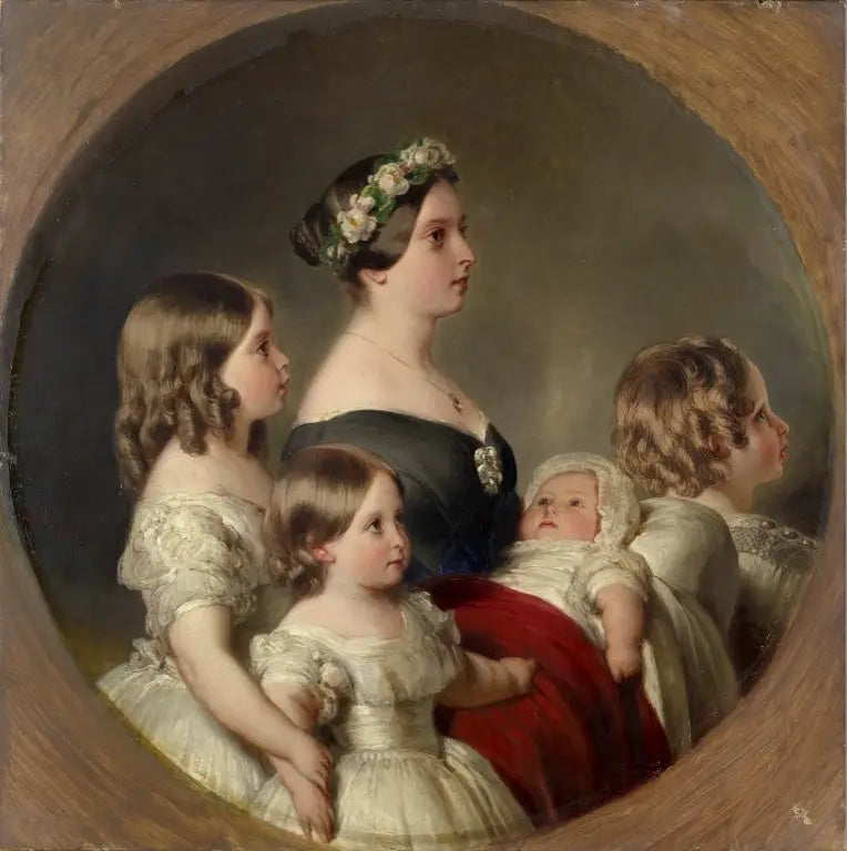 Королева Виктория (1819-1901) со своими четырьмя старшими детьми - Франц Ксавер Винтерхальтер