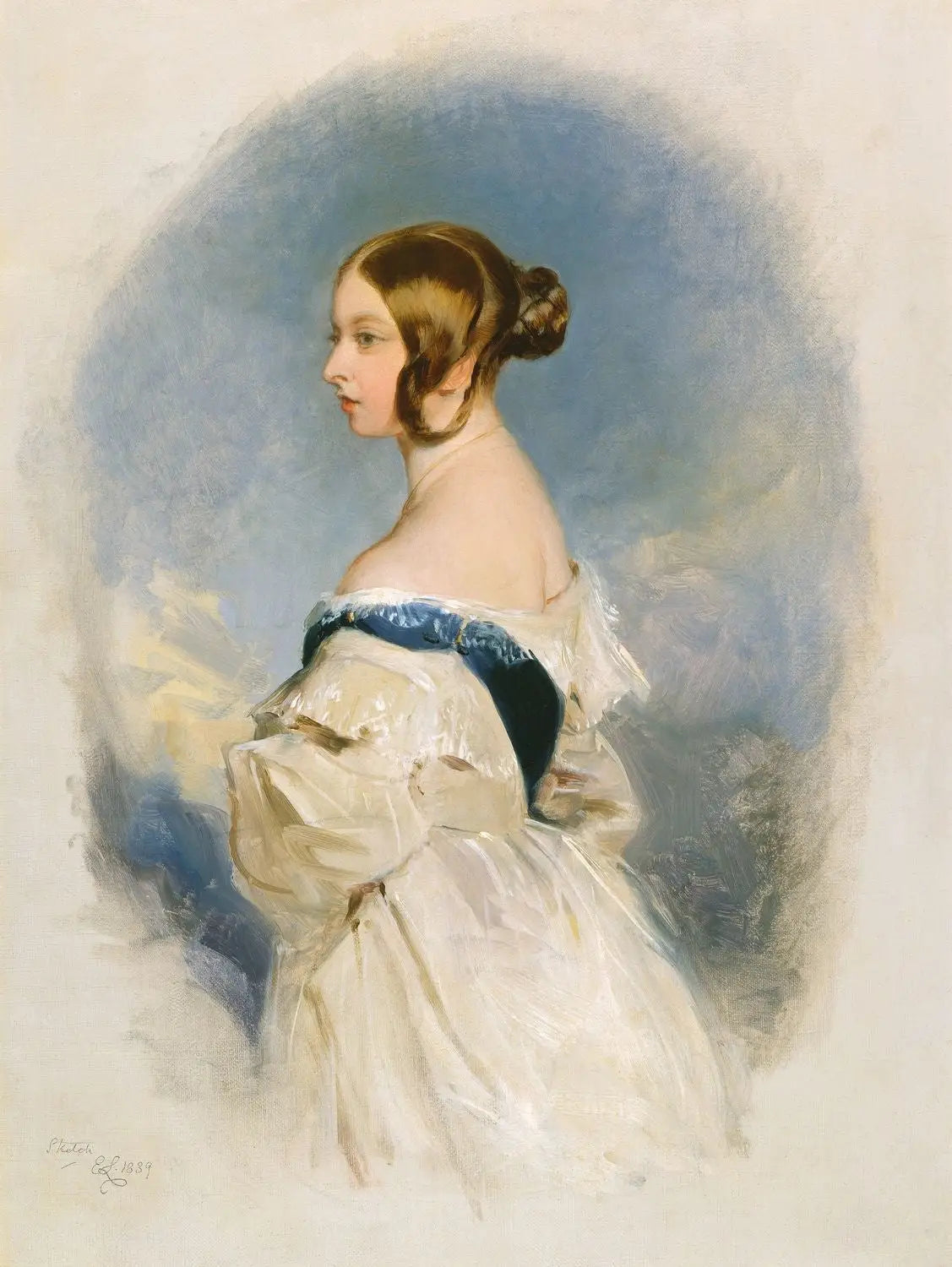 La reine Victoria (1819-1901) - Edwin Henry Landseer - Alpha Reproduction