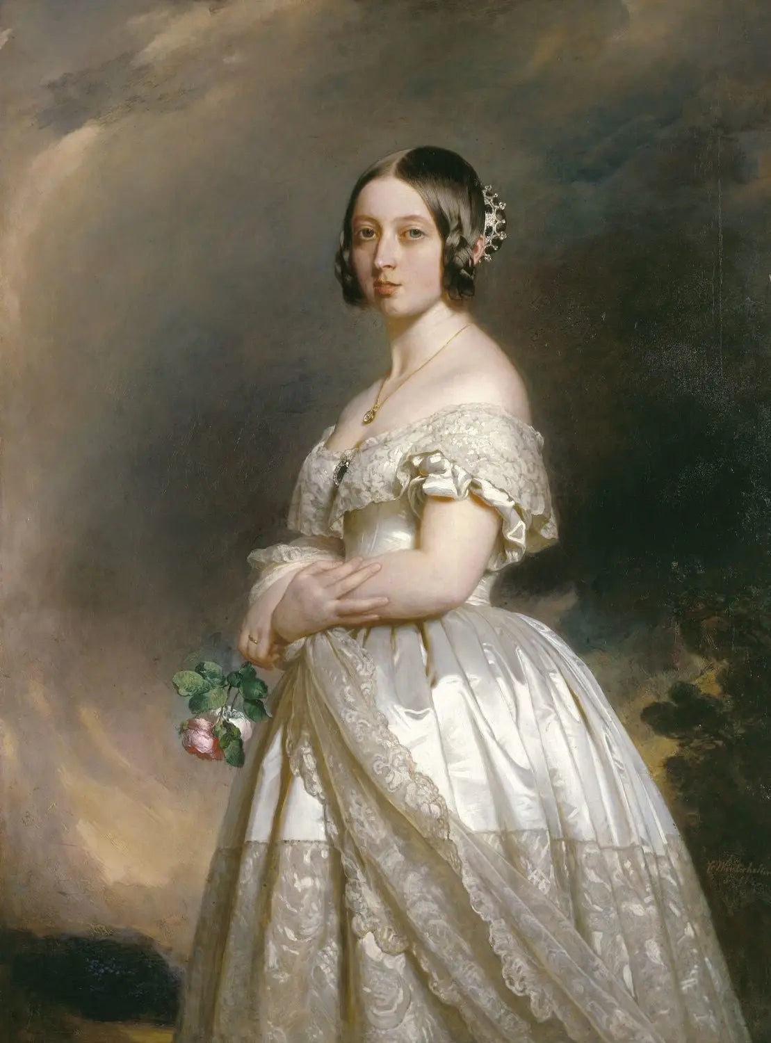 La reine Victoria (1819-1901) - Franz Xaver Winterhalter - Alpha Reproduction