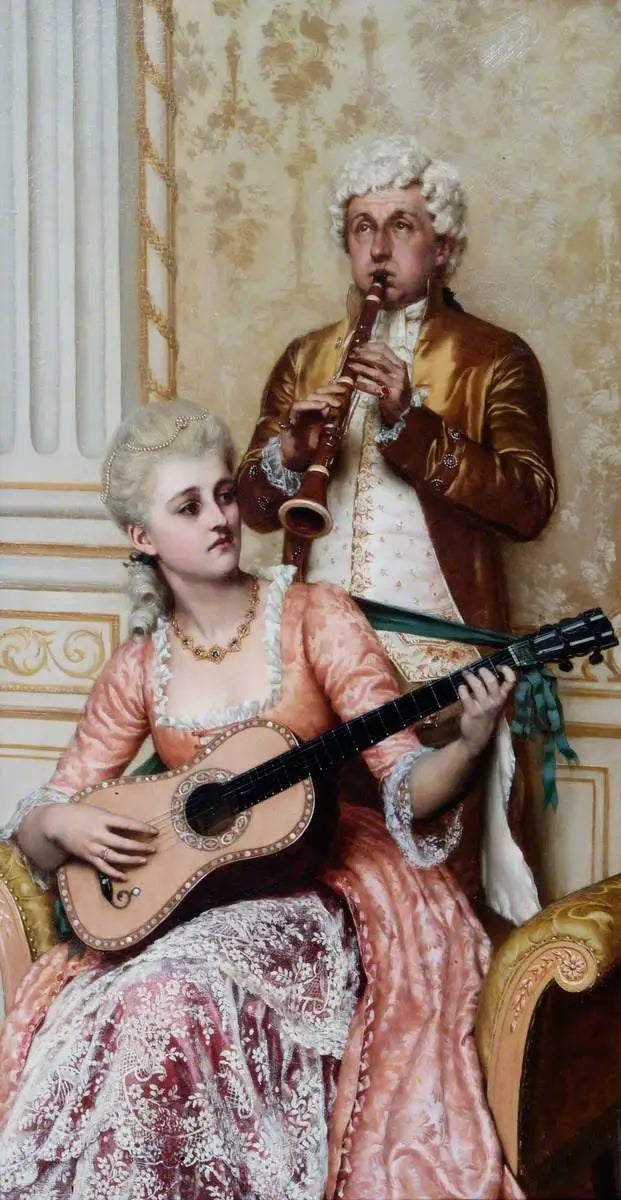La répétition - Edmund Blair Leighton - Alpha Reproduction