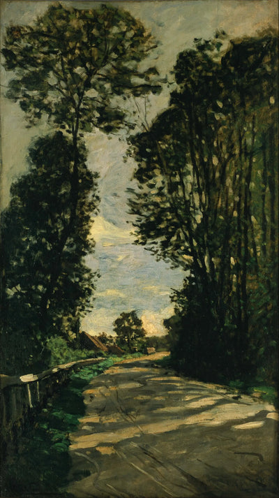 Reproduction du tableau « La route de la ferme Saint-Siméon - Claude Monet » par Alpha Reproduction en peinture à l’huile