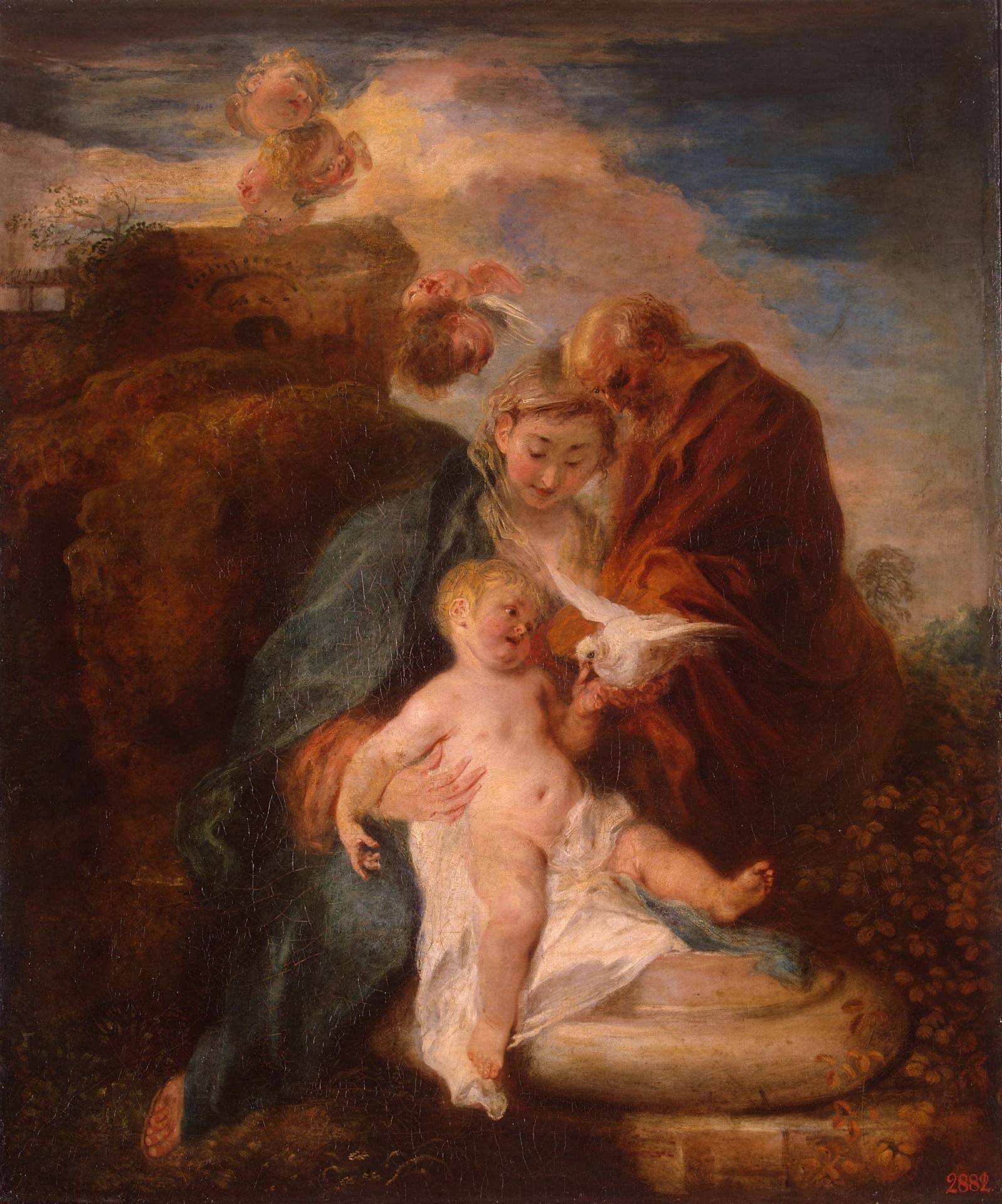 La Sainte Famille - Antoine Watteau - Alpha Reproduction