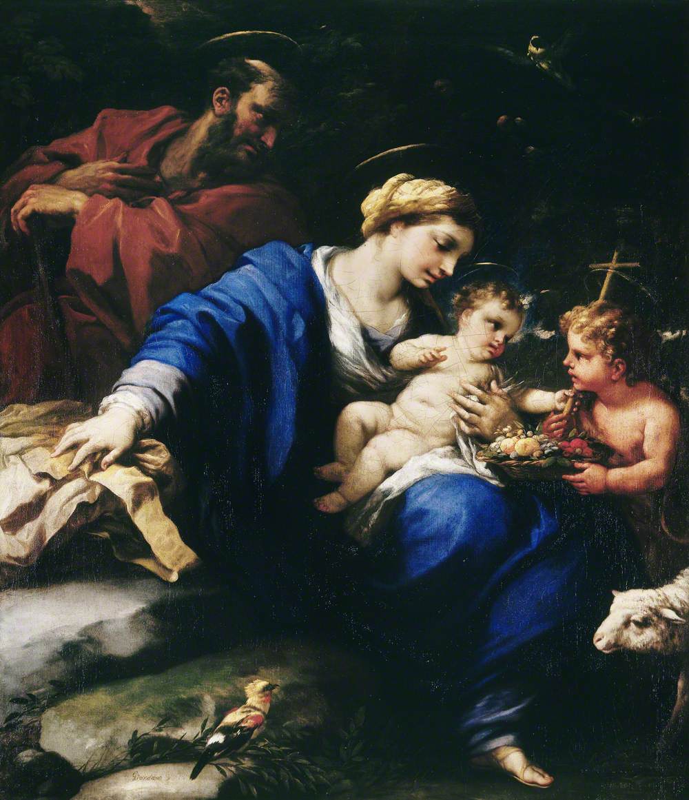 La Sainte Famille avec l’Enfant saint Jean-Baptiste - Luca Giordano - Alpha Reproduction